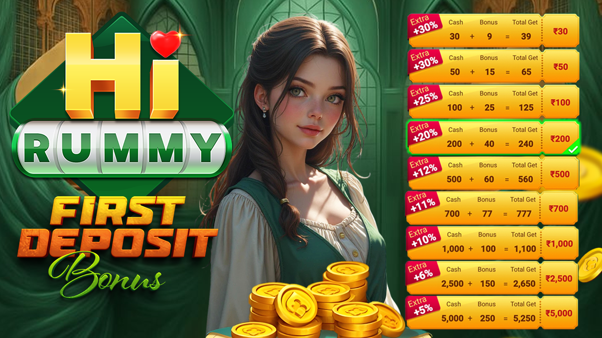 Hi Rummy First Deposit