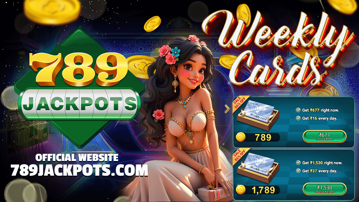 789JACKPOTS Weekly Card banner