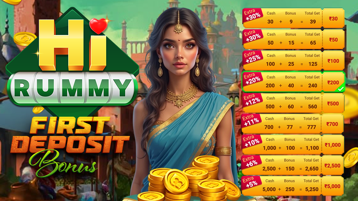 Hi Rummy First deposit