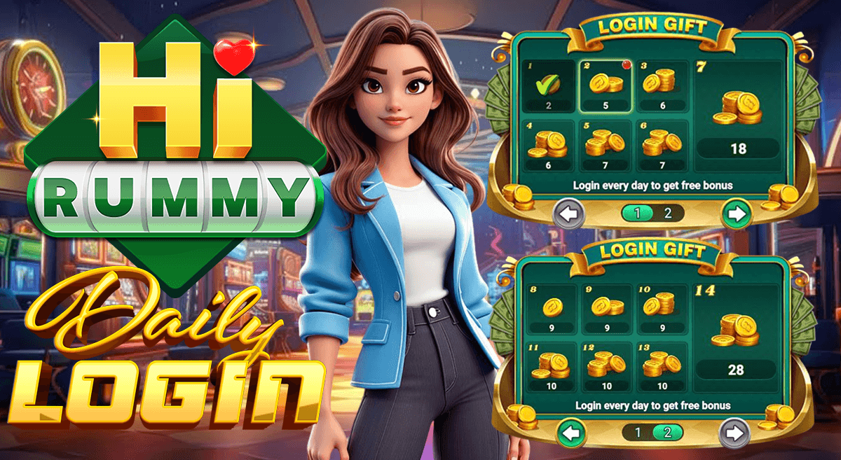 Hi Rummy Daily Login Reward