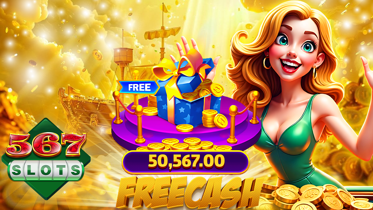 567SLOTS free cash promotion banner