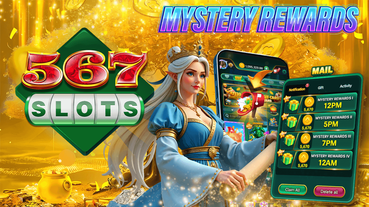 567slots Daily Mystery Reward