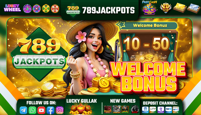 789JACKPOTS Welcome Banner