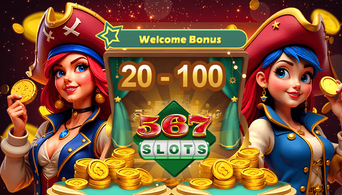 567SLOTS Welcome Bonus Banner