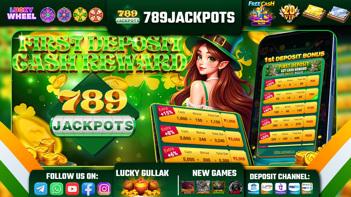 789JACKPOTS Welcome Bonus