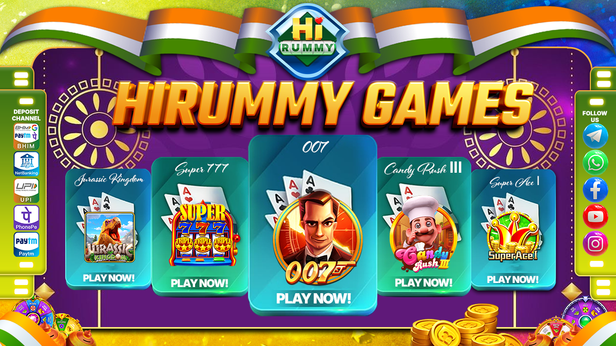 HI RUMMY - 200+ Games in One App