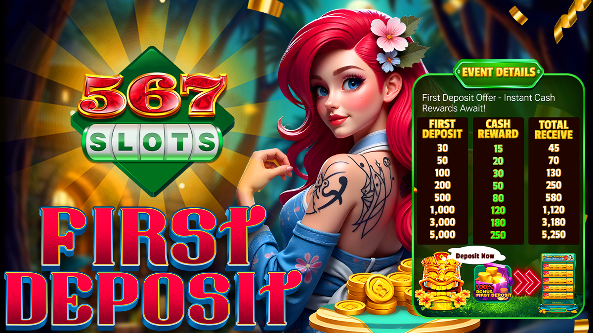 567SLOTS Welcome Bonus