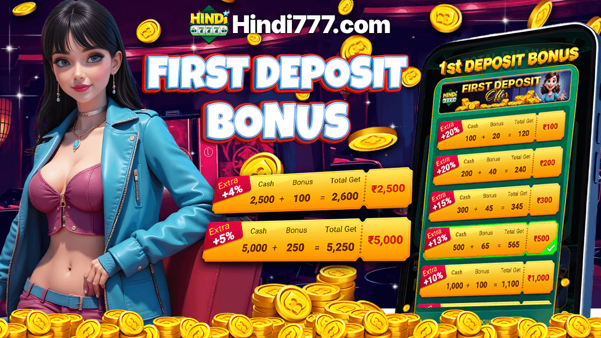 FIRST DEPOSIT BONUS