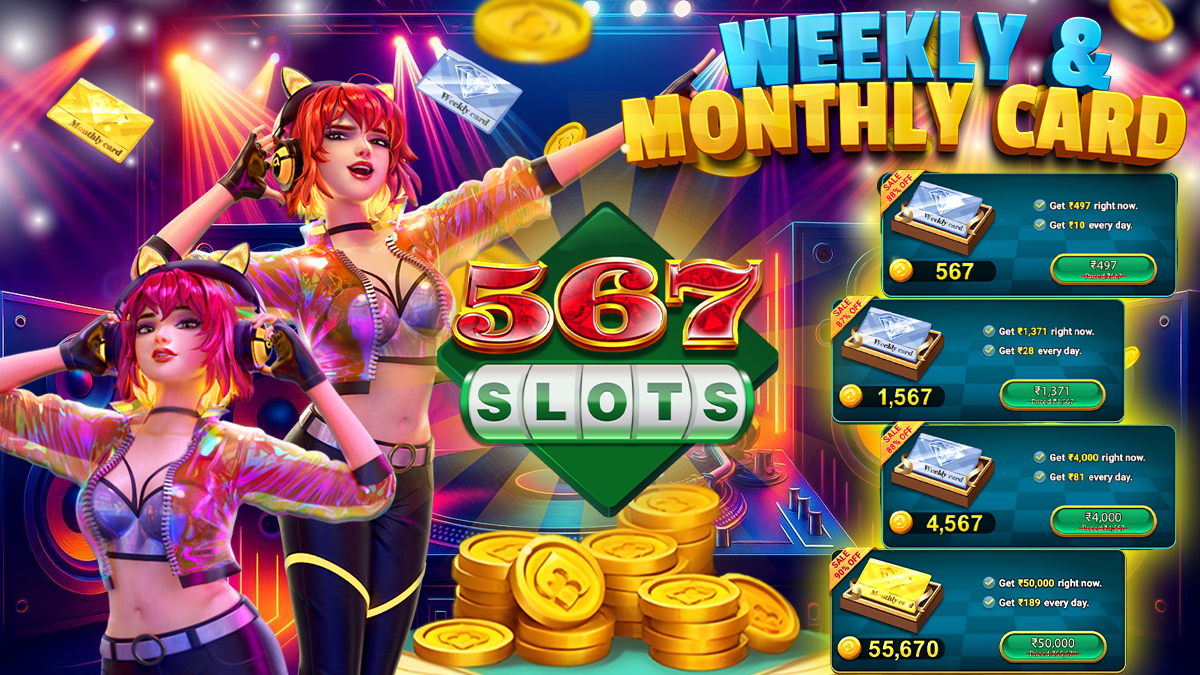 567SLOTS Deposit Cards