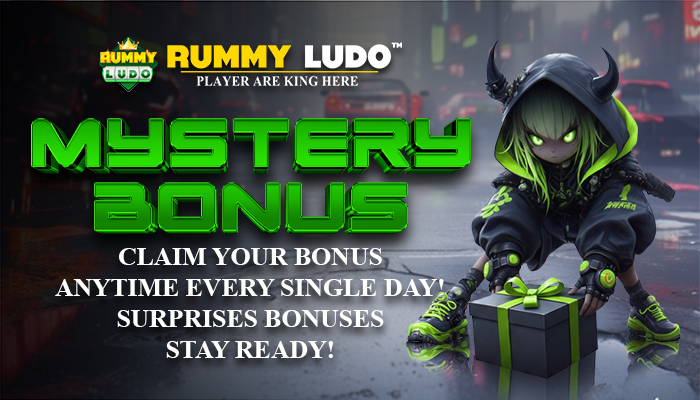 RummyLudo Mystery Bonus Banner