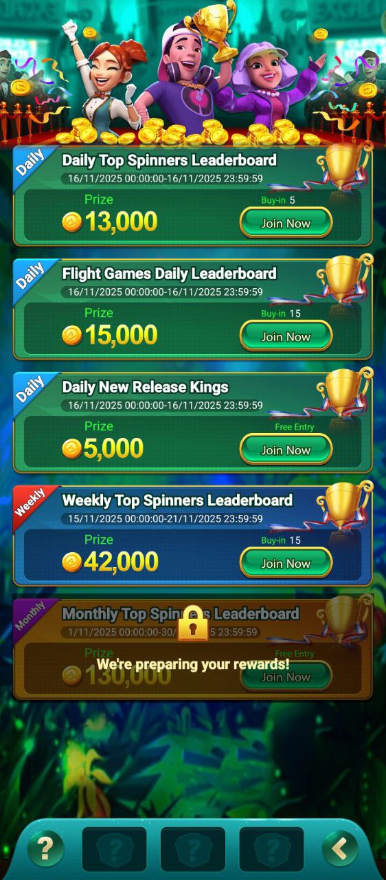 Flight Games / New Release Kings