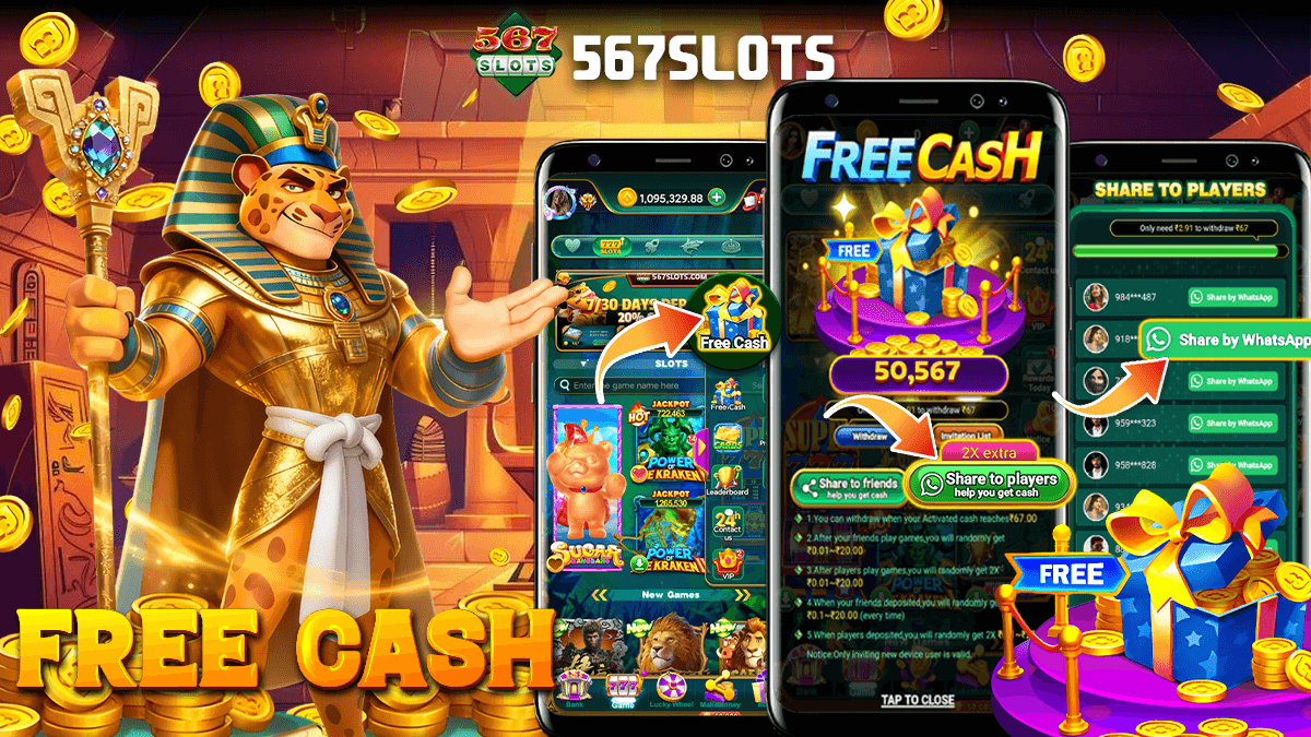 567SLOTS referral banner