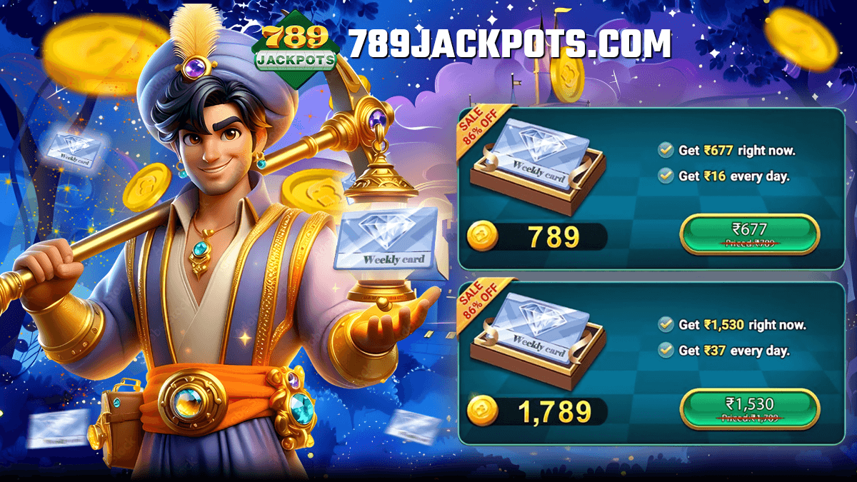 789JACKPOTS Reward Cards