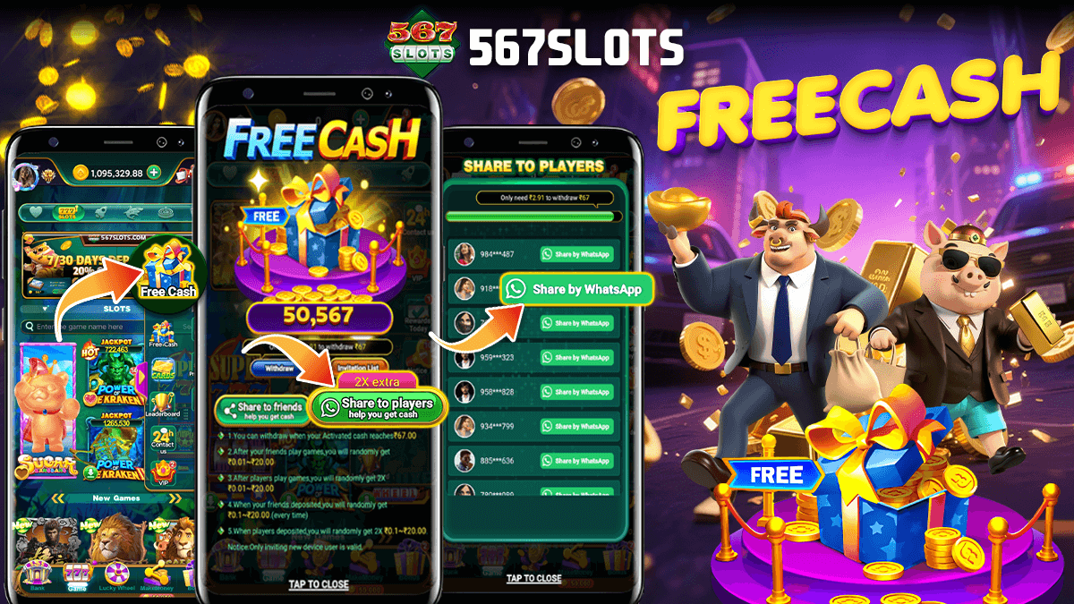 567Slots - Share to Earn