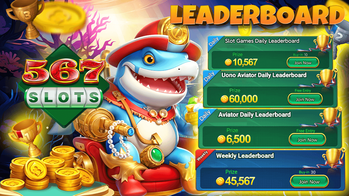 567SLOTS Leaderboard