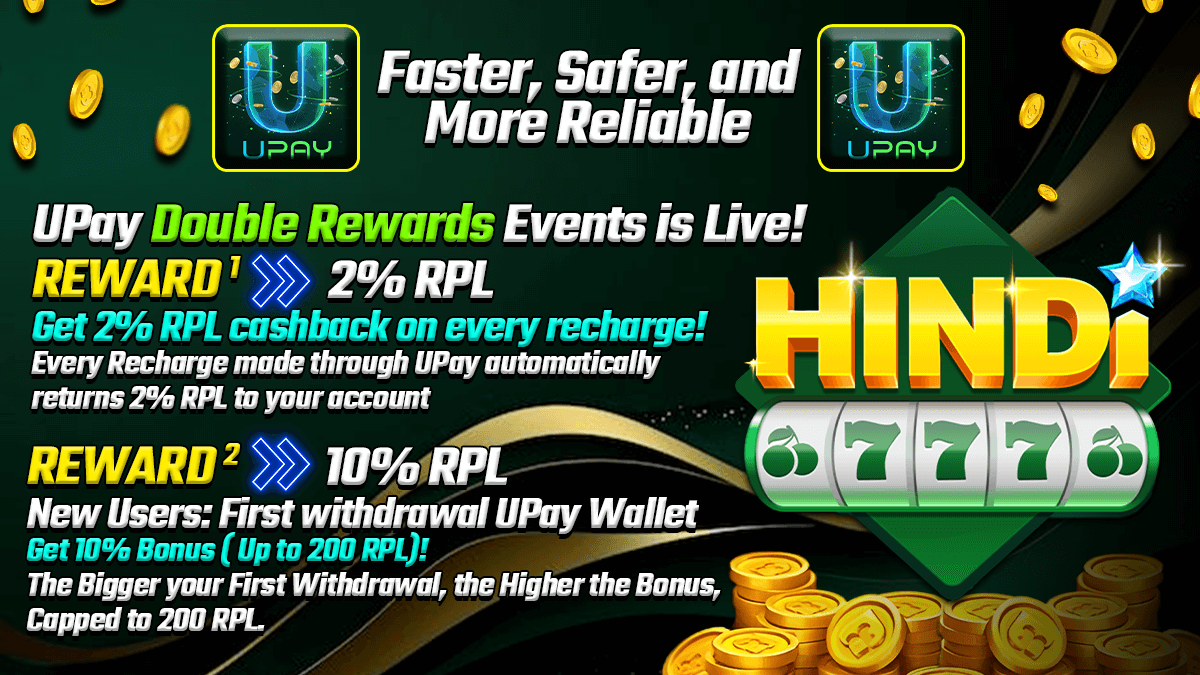 UPAY x HINDI777 Partnership