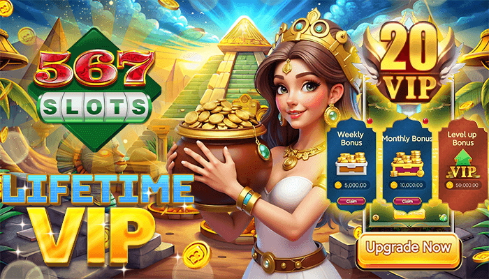 567SLOTS VIP Banner