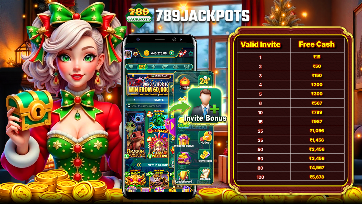 789JACKPOTS INVITE BONUS