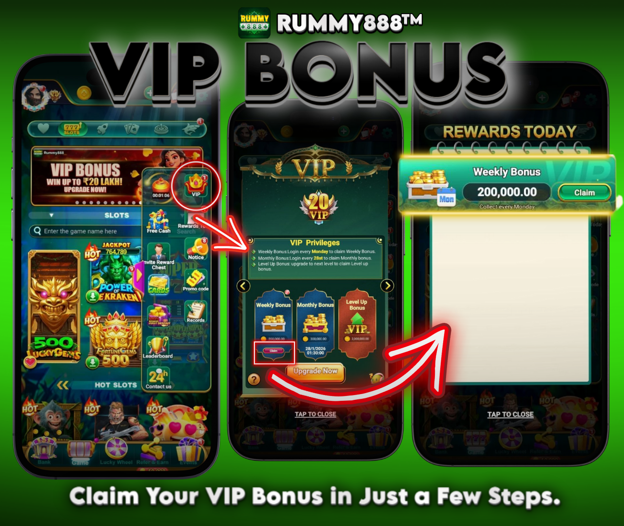 VIP Bonus Guide