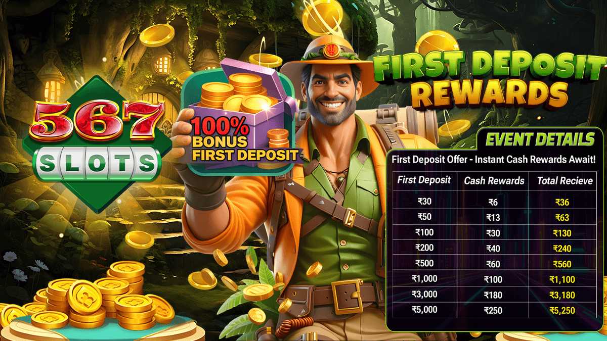 567SLOTS Bonus