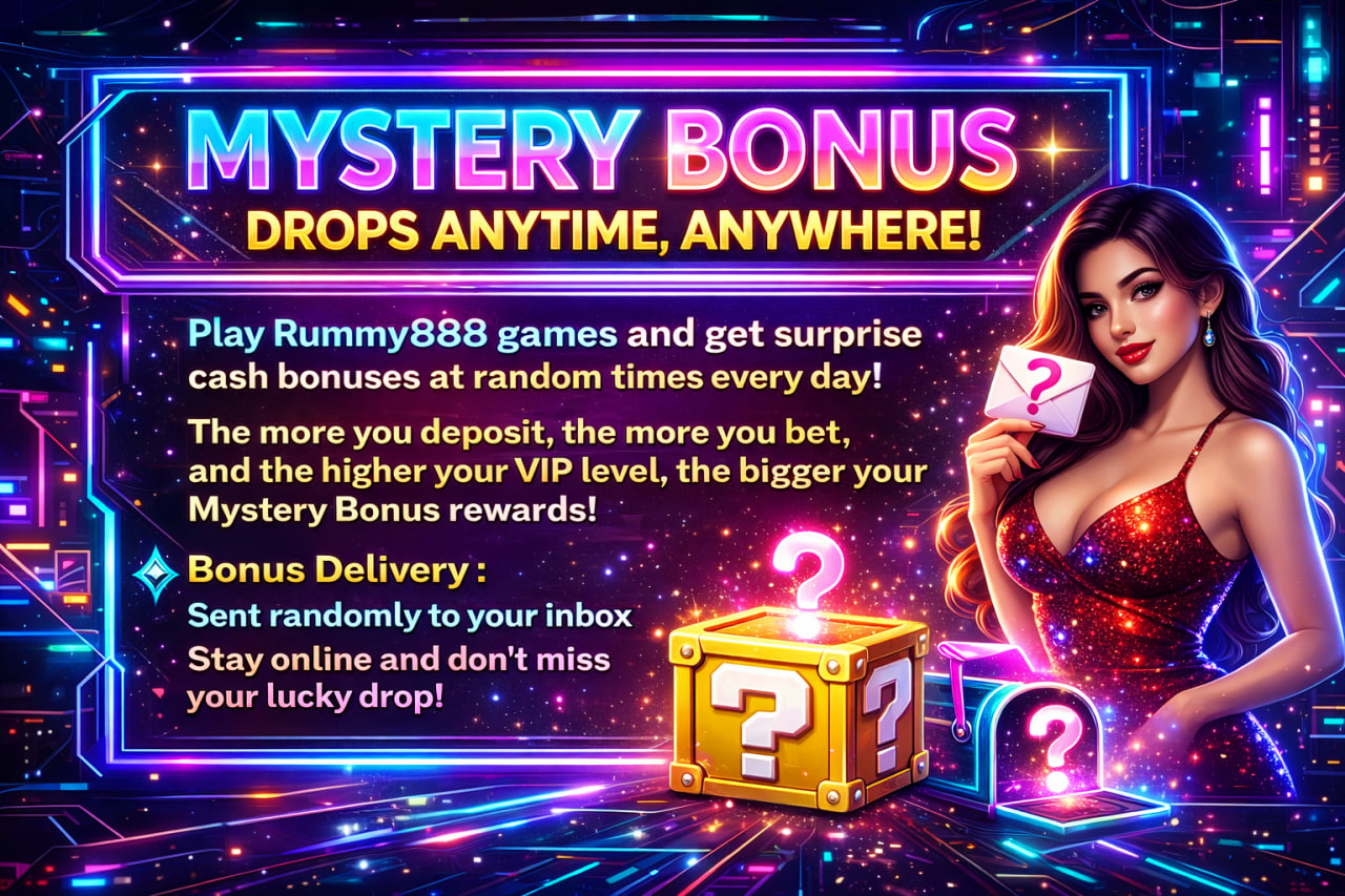 RUMMY888 Mystery Bonus