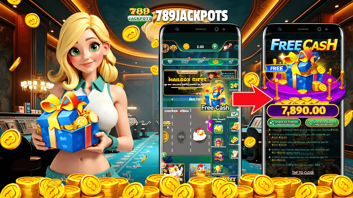 789JACKPOTS Invite & Earn Banner