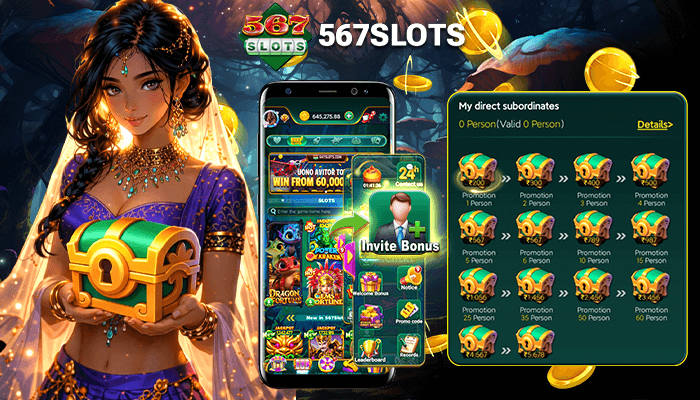 567SLOTS Share & Earn