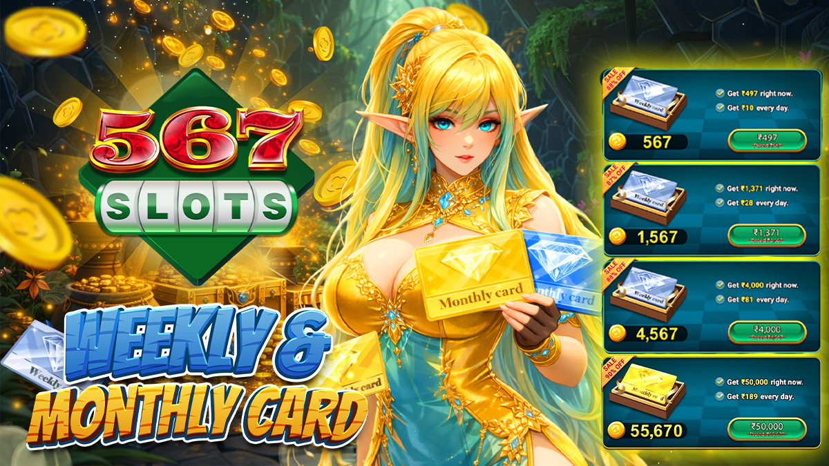 567SLOTS Daily Income