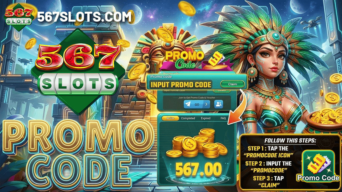 567slots 1200 X 675 - promo code 567slots promo code