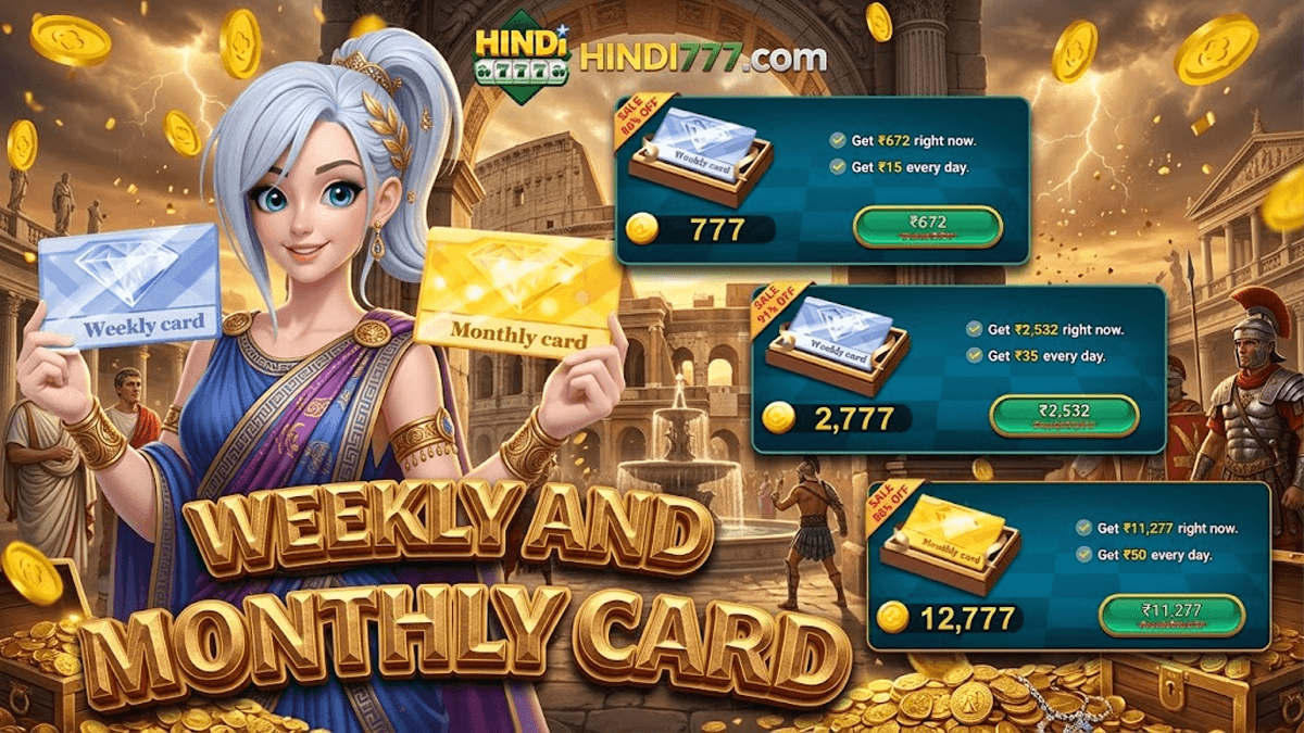 Weekly Monthly Card HINDI777