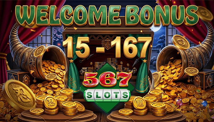 567slots welcome bonus