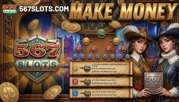 567slots refer and earn