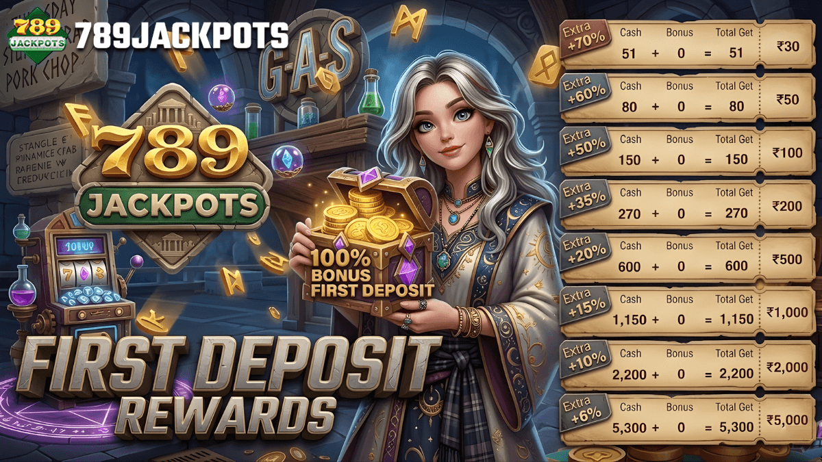 789jackpots first deposit bonus