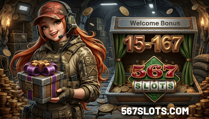 567SLOTS Welcome Bonus