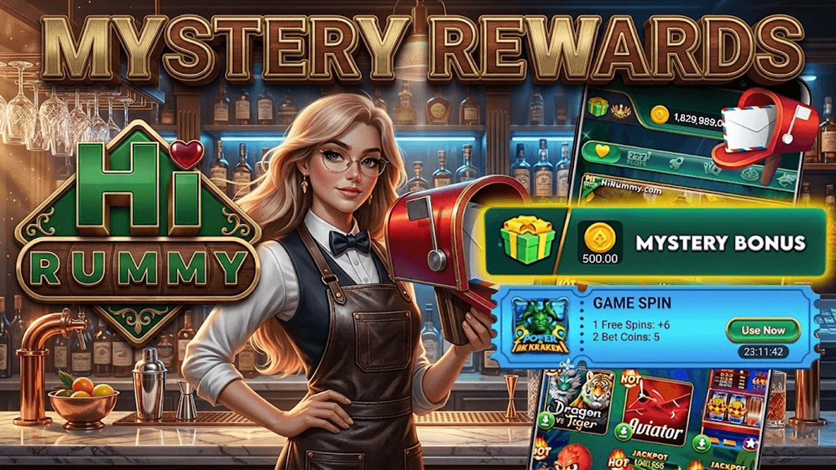 HI RUMMY mystery gift banner