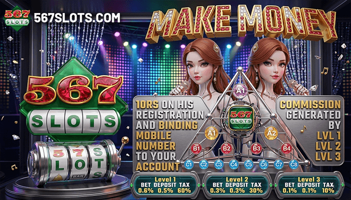 567slots X - refer and earn