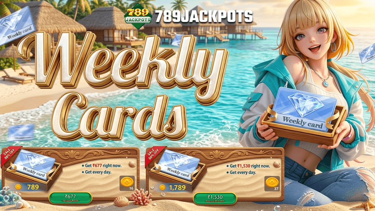 weekly cards - 789jackpots vip cards