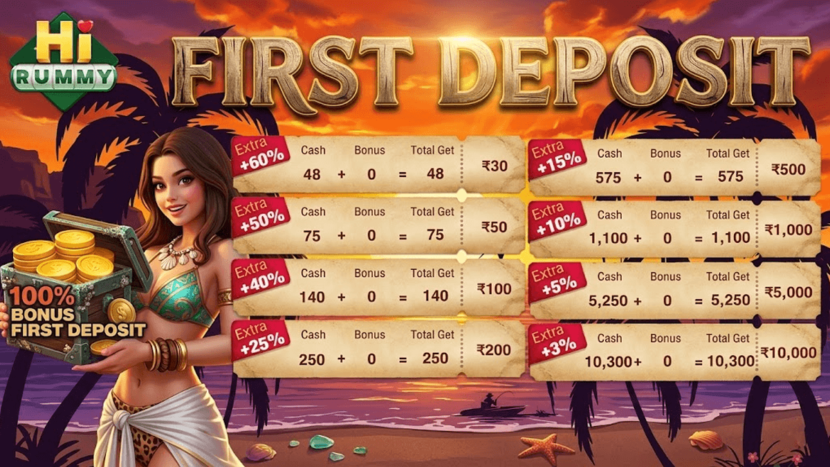 First deposit banner