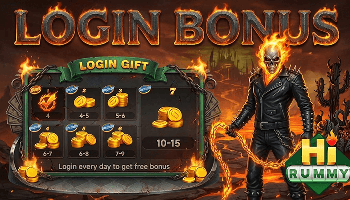 Login bonus banner