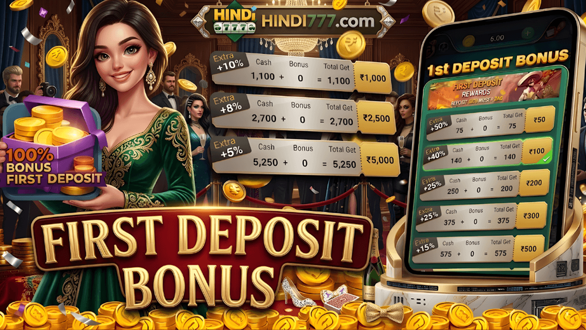 FIRST DEPOSIT BONUS