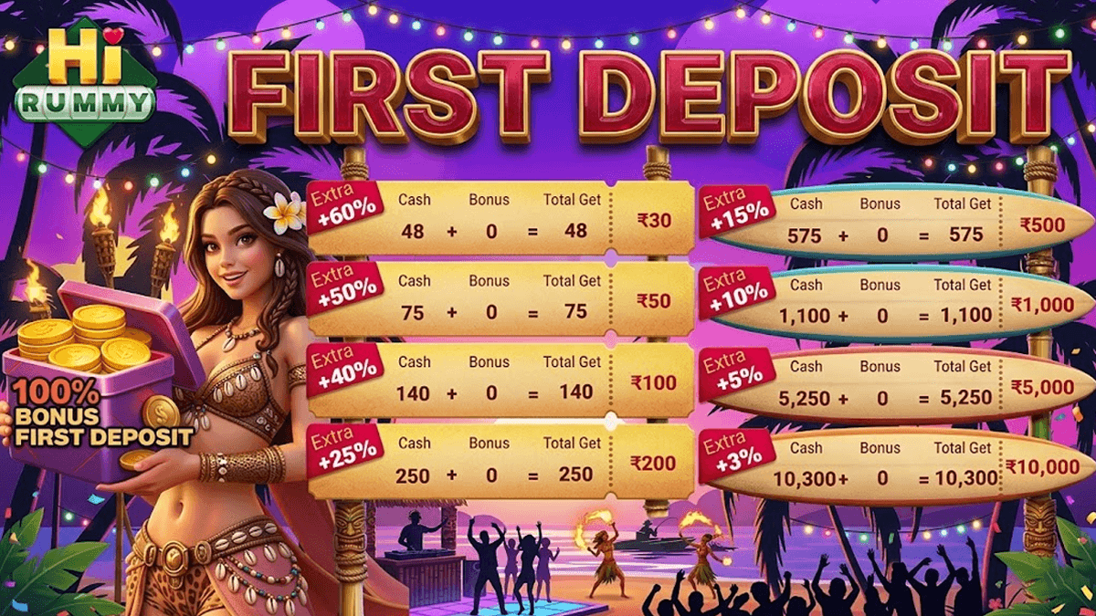 First deposit banner