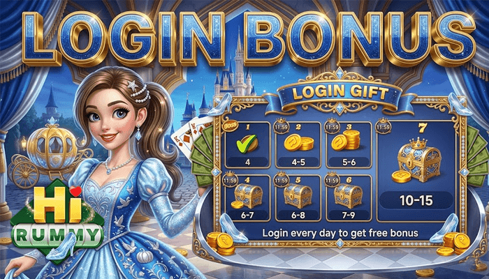 Login bonus banner