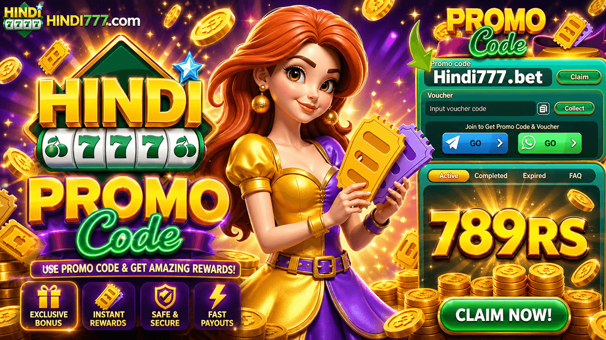 OPEN PROMOCODE RECEIVE 789RS 1200X675 (2).png HINDI777 Promo Code Banner
