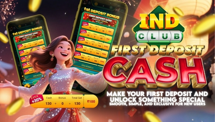 First Deposit Cash Banner