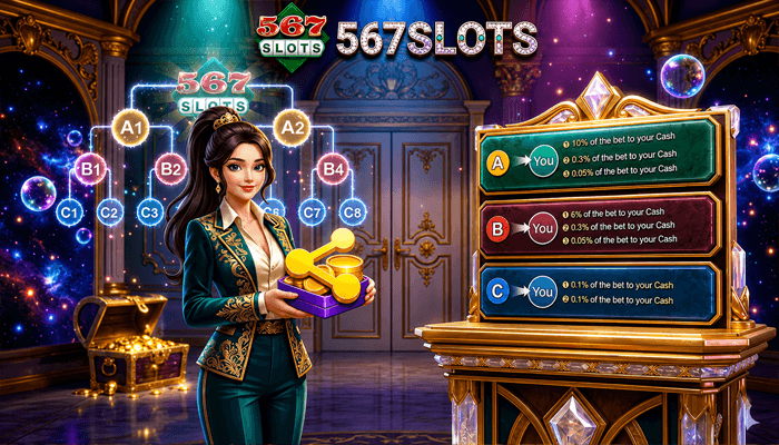 567slots refer and earn