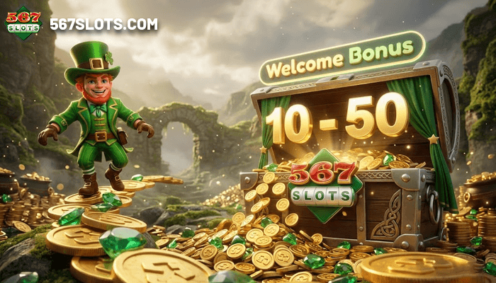 567slots welcome bonus
