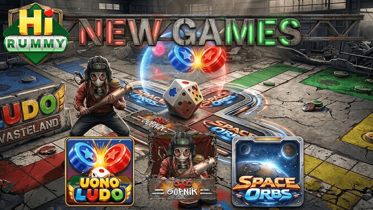 HI RUMMY Pink Edition Gaming World Banner