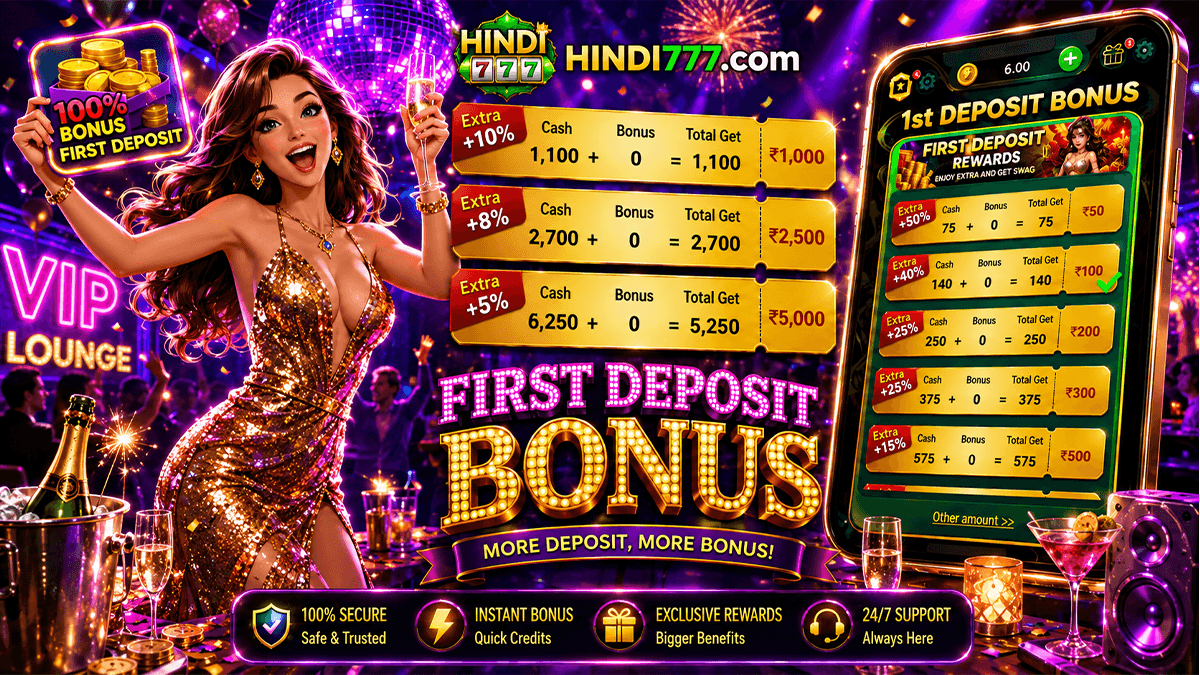 FIRST DEPOSIT BONUS