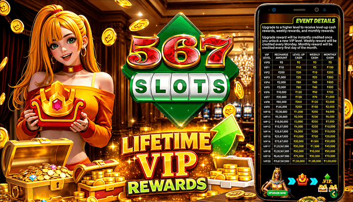 567slots Lifetime VIP