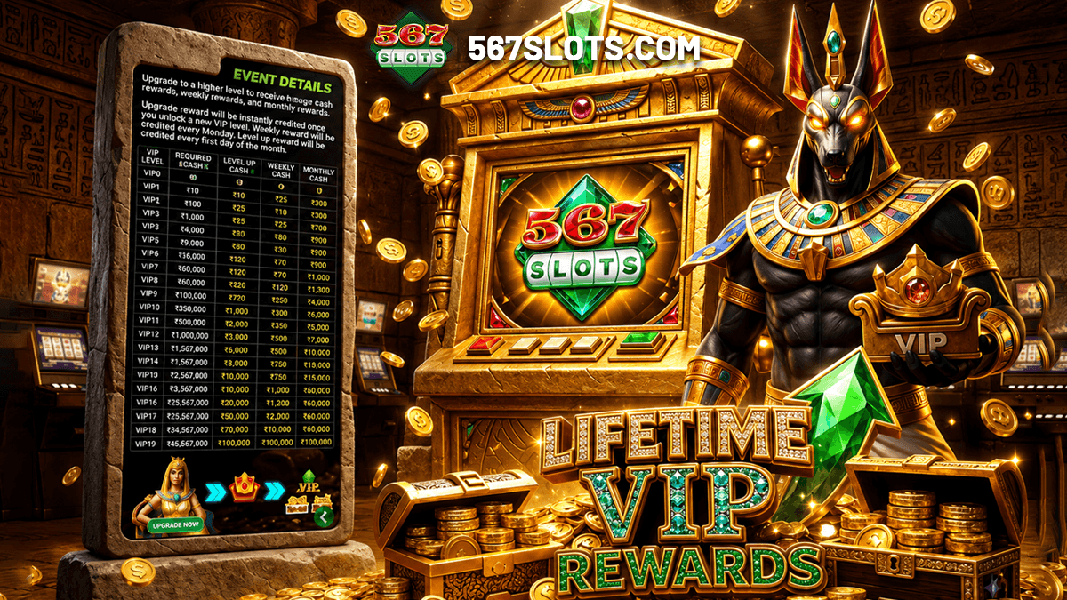 567slots Lifetime VIP
